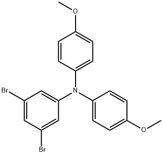 3,5-dibromo-N,N-bis(4-methoxyphenyl)aniline Structure