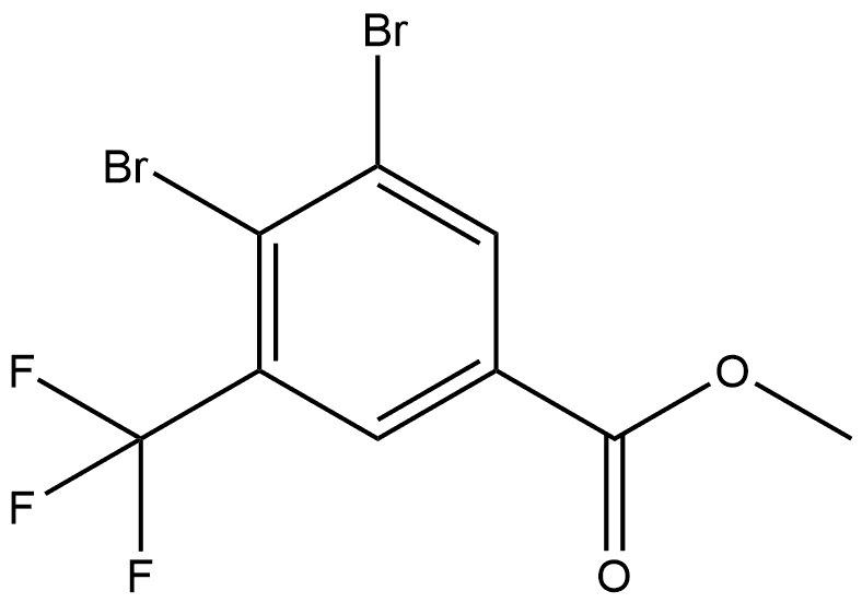 Methyl 3,4-dibromo-5-(trifluoromethyl)benzoate Structure