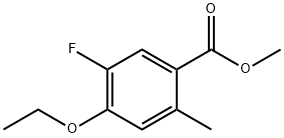 Methyl 4-ethoxy-5-fluoro-2-methylbenzoate Structure