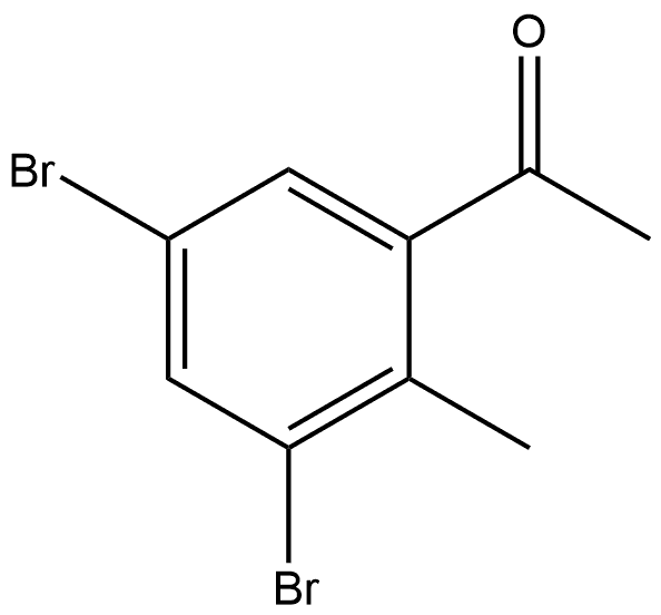 1-(3,5-Dibromo-2-methyl-phenyl)-ethanone Structure