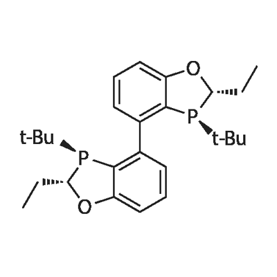 4,?4'-?Bi-?1,?3-?benzoxaphosphole, 3,?3'-?bis(1,?1-?dimethylethyl)?-?2,?2'-?diethyl-?2,?2',?3,?3'-?tetrahydro-?, (2R,?2'R,?3R,?3'R)?-?rel- Structure