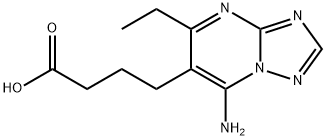 [1,2,4]Triazolo[1,5-a]pyrimidine-6-butanoic acid, 7-amino-5-ethyl- Structure