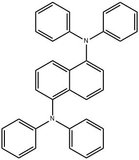 1,5-Naphthalenediamine, N1,N1,N5,N5-tetraphenyl- Structure