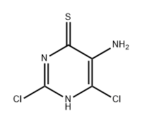 4(1H)-Pyrimidinethione, 5-amino-2,6-dichloro- Structure