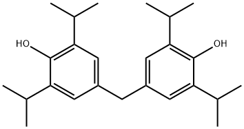 Phenol, 4,4'-methylenebis[2,6-bis(1-methylethyl)- Structure