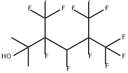 2-Hexanol, 3,4,5,6,6,6-hexafluoro-2-methyl-3,5-bis(trifluoromethyl)- Structure