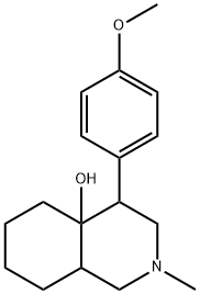 4a(2H)-Isoquinolinol, octahydro-4-(4-methoxyphenyl)-2-methyl- Structure