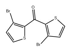 Methanone, bis(3-bromo-2-thienyl)- Structure