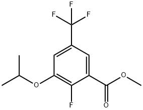Methyl 2-fluoro-3-isopropoxy-5-(trifluoromethyl)benzoate Structure