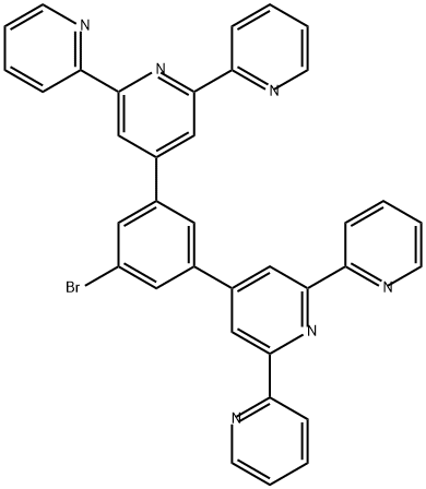 3,5-bis(2,2’:6’,2"-terpyridyl)bromobenzene Structure
