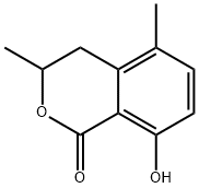 1H-2-Benzopyran-1-one, 3,4-dihydro-8-hydroxy-3,5-dimethyl- Structure