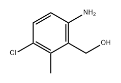 Benzenemethanol, 6-amino-3-chloro-2-methyl- Structure