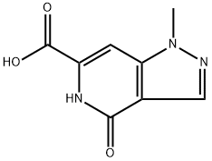 1 -methyl-4-oxo-3a,4-dihydro-1H-pyrazolo[4,3-c]pyridine-6-carboxylic acid Structure