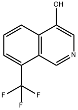 4-Isoquinolinol, 8-(trifluoromethyl)- Structure