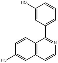 6-Isoquinolinol, 1-(3-hydroxyphenyl)- Structure