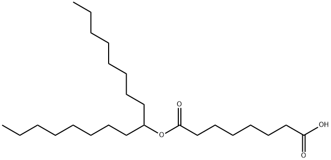 Octanedioic acid, 1-(1-octylnonyl) ester Structure