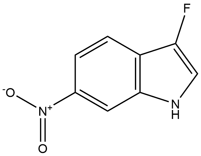 3-Fluoro-6-nitro-1H-indole Structure
