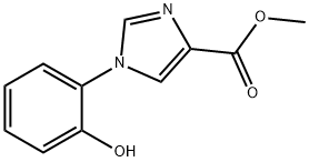 1H-Imidazole-4-carboxylic acid, 1-(2-hydroxyphenyl)-, methyl ester Structure