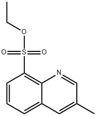 8-Quinolinesulfonic acid, 3-methyl-, ethyl ester Structure