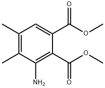 1,2-Benzenedicarboxylic acid, 3-amino-4,5-dimethyl-, 1,2-dimethyl ester Structure