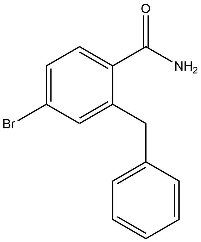 4-Bromo-2-(phenylmethyl)benzamide Structure