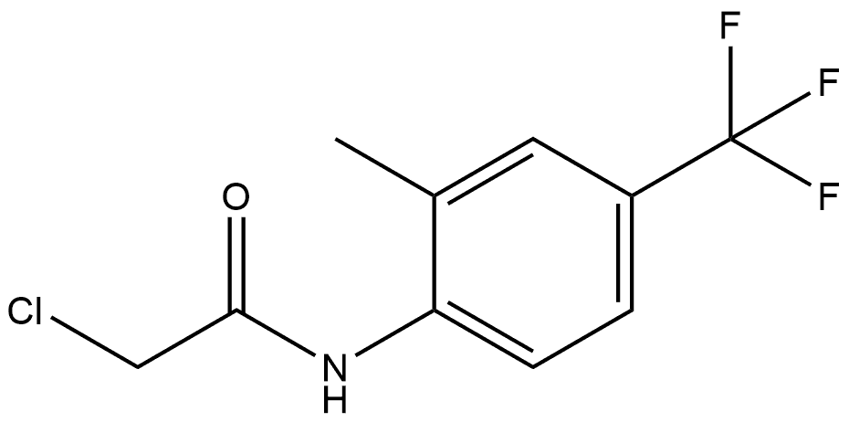 2-Chloro-N-[2-methyl-4-(trifluoromethyl)phenyl]acetamide Structure