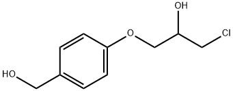 Benzenemethanol, 4-(3-chloro-2-hydroxypropoxy)- Structure