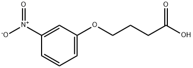 Butanoic acid, 4-(3-nitrophenoxy)- Structure