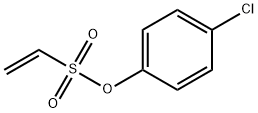 Ethenesulfonic acid, 4-chlorophenyl ester Structure