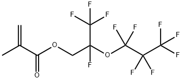 2,3,3,3‐TETRAFLUORO‐2‐(PERFLUOROPROPOXY) PROPYL METHACRYLATE Structure