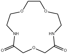 1,4,10-Trioxa-7,13-diazacyclopentadecane-8,12-dione Structure