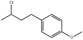 Benzene, 1-(3-chlorobutyl)-4-methoxy- Structure