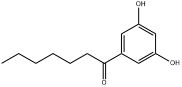 1-(3,5-Hydroxyphenyl) heptanone Structure