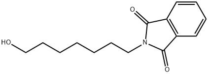 1H-Isoindole-1,3(2H)-dione, 2-(7-hydroxyheptyl)- Structure