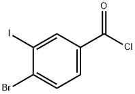 Benzoyl chloride, 4-bromo-3-iodo- Structure
