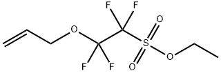 Ethanesulfonic acid, 1,1,2,2-tetrafluoro-2-(2-propen-1-yloxy)-, ethyl ester Structure