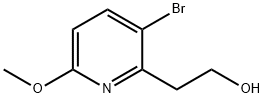 2-(3-bromo-6-methoxypyridin-2-yl)ethan-1-ol Structure