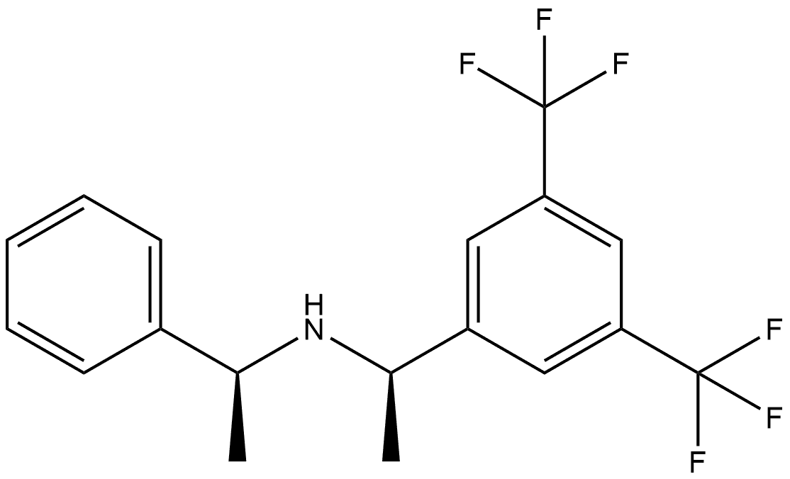 Benzenemethanamine, α-methyl-N-[(1S)-1-phenylethyl]-3,5-bis(trifluoromethyl)-, (αR)-