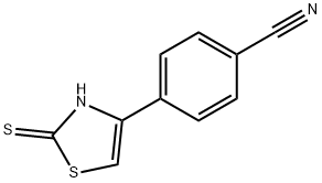 Benzonitrile, 4-(2,3-dihydro-2-thioxo-4-thiazolyl)- Structure