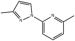 Pyridine, 2-methyl-6-(3-methyl-1H-pyrazol-1-yl)- Structure