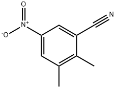 Benzonitrile, 2,3-dimethyl-5-nitro- Structure