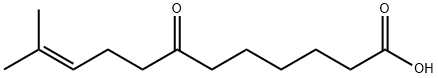 11-methyl-7-oxododec-10-enoic acid Structure