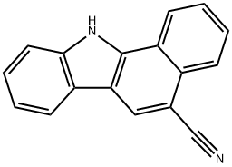 11H-Benzo[a]carbazole-5-carbonitrile Structure