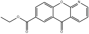 5H-[1]Benzopyrano[2,3-b]pyridine-7-carboxylic acid, 5-oxo-, ethyl ester Structure