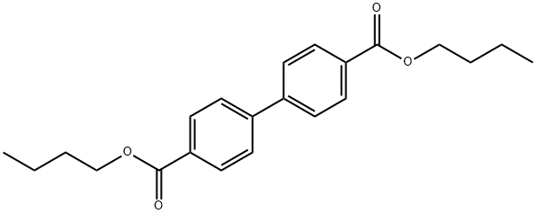 [1,1'-Biphenyl]-4,4'-dicarboxylic acid, 4,4'-dibutyl ester Structure