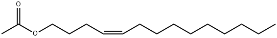 4-Tetradecen-1-ol, 1-acetate, (4Z)- Structure