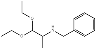 Benzenemethanamine, N-(2,2-diethoxy-1-methylethyl)- Structure