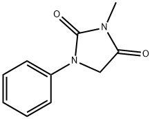 2,4-Imidazolidinedione, 3-methyl-1-phenyl- Structure