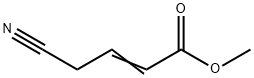 2-Butenoic acid, 4-cyano-, methyl ester Structure