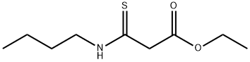 Propanoic acid, 3-(butylamino)-3-thioxo-, ethyl ester Structure